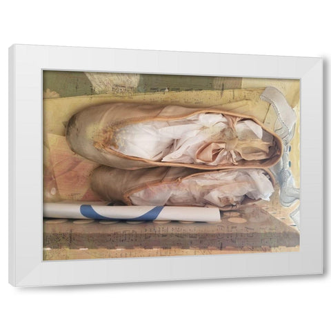 Ballerina White Modern Wood Framed Art Print by Phillip, Jamie