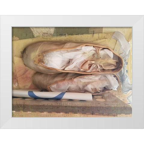 Ballerina White Modern Wood Framed Art Print by Phillip, Jamie