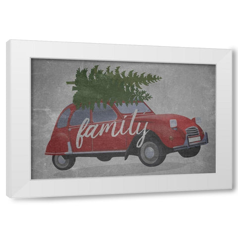 Christmas Tradition 2 White Modern Wood Framed Art Print by Phillip, Jamie