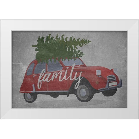 Christmas Tradition 2 White Modern Wood Framed Art Print by Phillip, Jamie