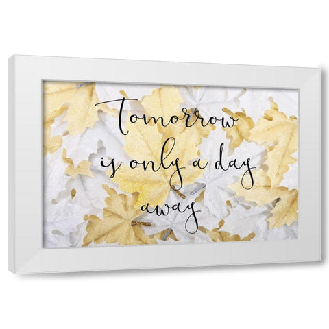 Tomorrow White Modern Wood Framed Art Print by Phillip, Jamie