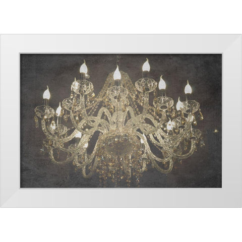 Elegant Bright White Modern Wood Framed Art Print by Phillip, Jamie