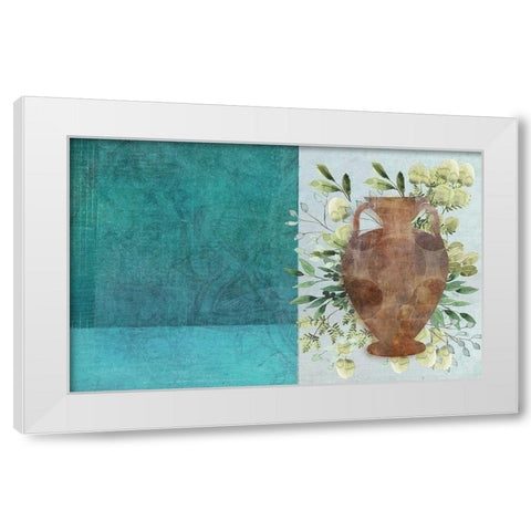 Abstract Vase White Modern Wood Framed Art Print by Phillip, Jamie