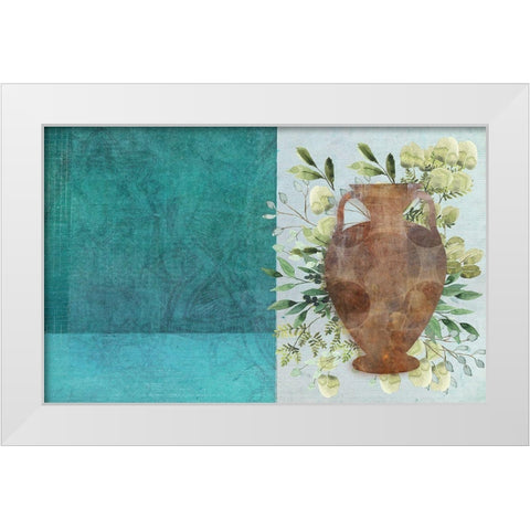 Abstract Vase White Modern Wood Framed Art Print by Phillip, Jamie