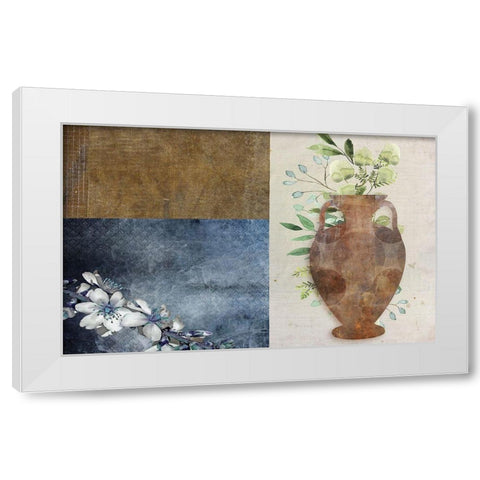 Abstract Vase 2 White Modern Wood Framed Art Print by Phillip, Jamie