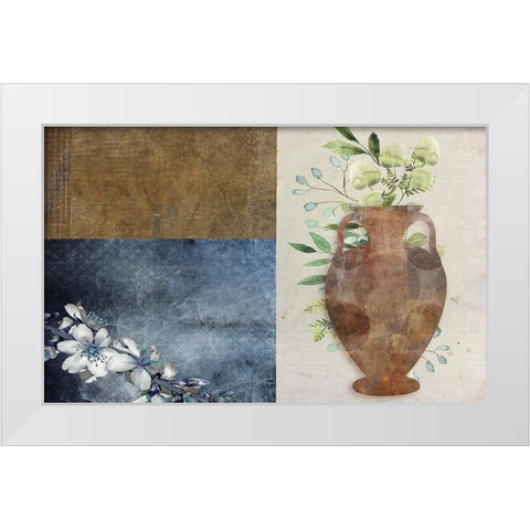 Abstract Vase 2 White Modern Wood Framed Art Print by Phillip, Jamie