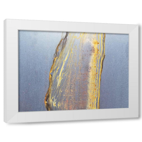 Honeycomb White Modern Wood Framed Art Print by Phillip, Jamie