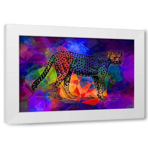 Big Cat 2 White Modern Wood Framed Art Print by Phillip, Jamie