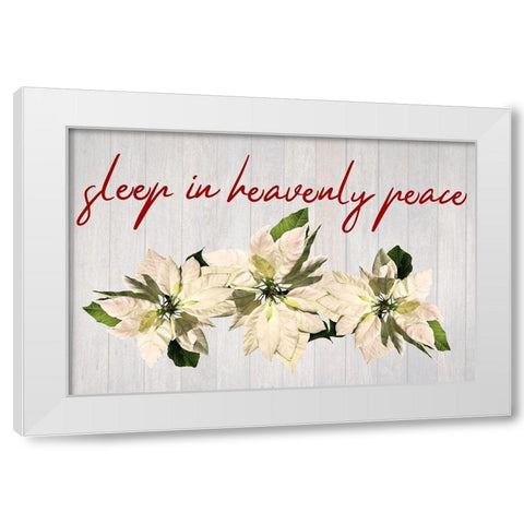 Heavenly Peace White Modern Wood Framed Art Print by Phillip, Jamie