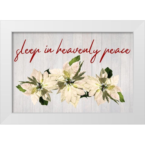 Heavenly Peace White Modern Wood Framed Art Print by Phillip, Jamie