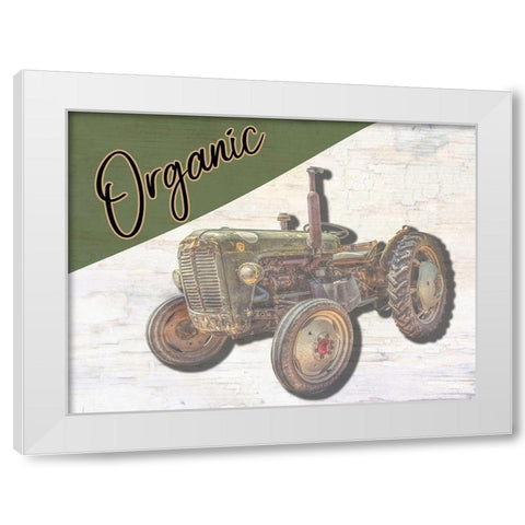 Organic Farm White Modern Wood Framed Art Print by Phillip, Jamie
