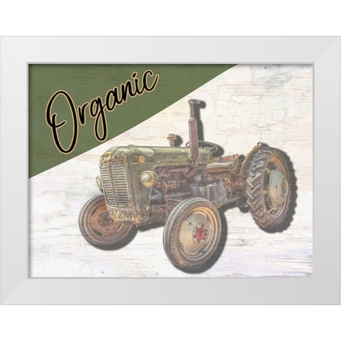 Organic Farm White Modern Wood Framed Art Print by Phillip, Jamie