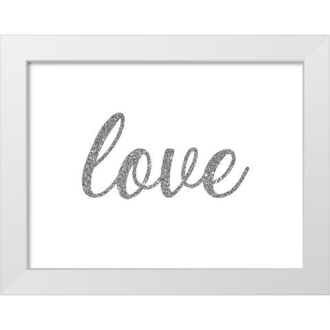 Wide Spread Love 2 White Modern Wood Framed Art Print by Phillip, Jamie