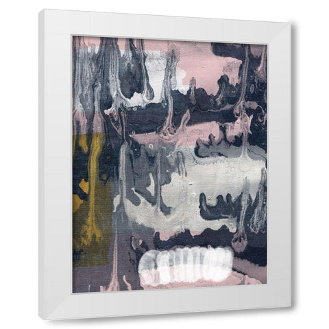 Contemporary Bubble Gum 1 White Modern Wood Framed Art Print by Phillip, Jamie