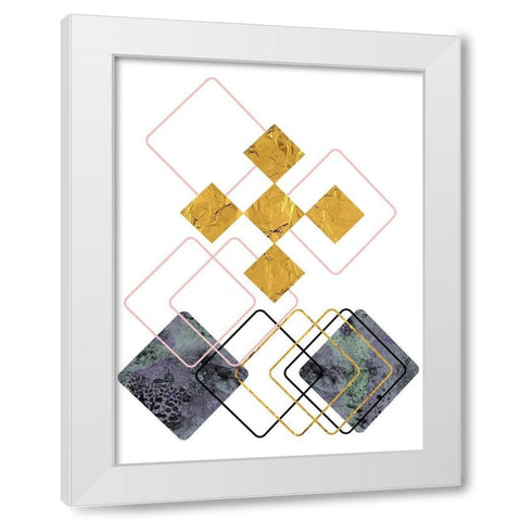 New Dimension 2 White Modern Wood Framed Art Print by Phillip, Jamie
