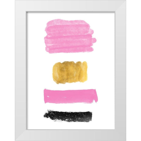 Splener 1 White Modern Wood Framed Art Print by Phillip, Jamie