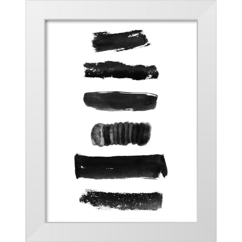 Splener 2 White Modern Wood Framed Art Print by Phillip, Jamie