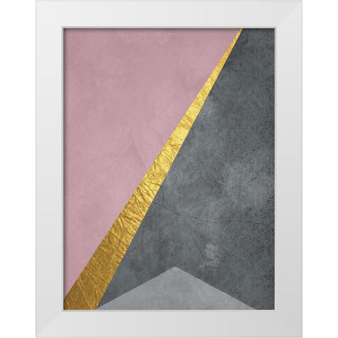 Point In Space White Modern Wood Framed Art Print by Phillip, Jamie