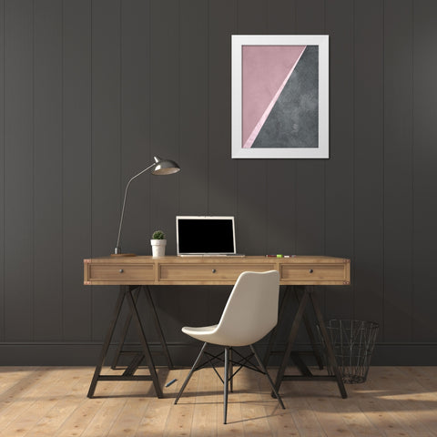 Point In Space 2 White Modern Wood Framed Art Print by Phillip, Jamie