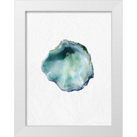 Oyster Shell 1 White Modern Wood Framed Art Print by Phillip, Jamie