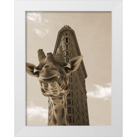 Way Over 2 White Modern Wood Framed Art Print by Phillip, Jamie
