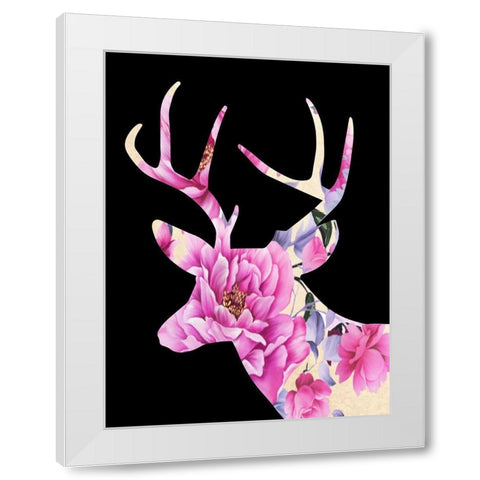 Flowers For My Dear White Modern Wood Framed Art Print by Phillip, Jamie