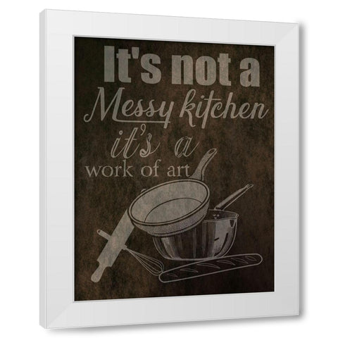 Kitchen Memories White Modern Wood Framed Art Print by Phillip, Jamie