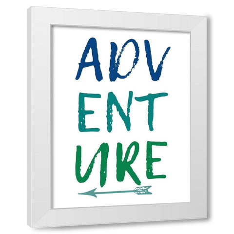 Adventure 2 White Modern Wood Framed Art Print by Phillip, Jamie