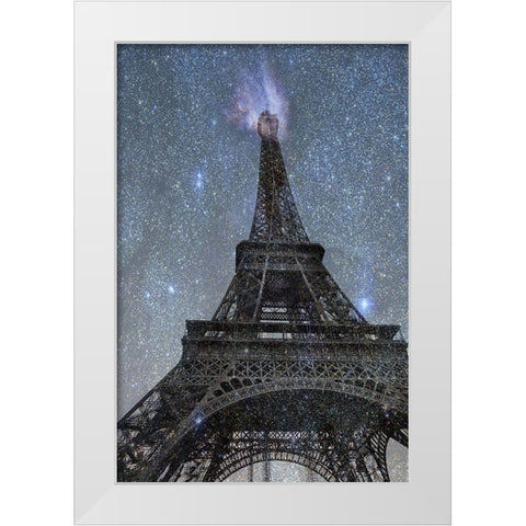 AStronomical Paris 2 White Modern Wood Framed Art Print by Phillip, Jamie