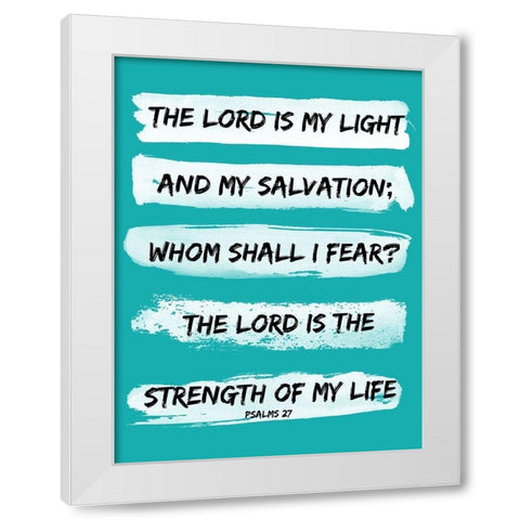 The Lord White Modern Wood Framed Art Print by Phillip, Jamie