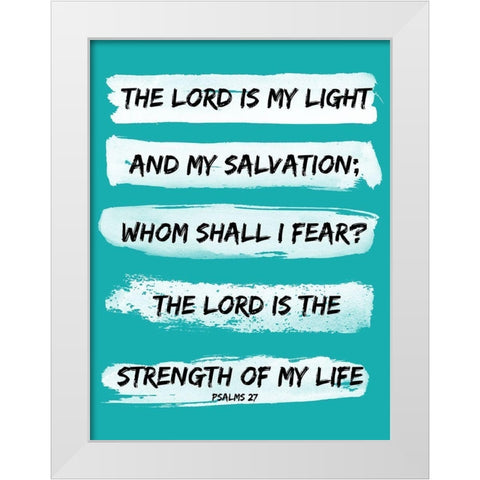 The Lord White Modern Wood Framed Art Print by Phillip, Jamie