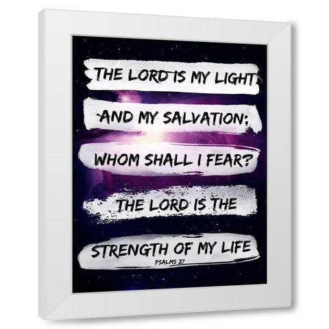 The Lord 2 White Modern Wood Framed Art Print by Phillip, Jamie