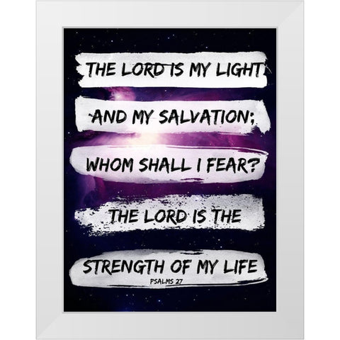 The Lord 2 White Modern Wood Framed Art Print by Phillip, Jamie