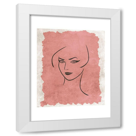 Beauty Queen White Modern Wood Framed Art Print by Phillip, Jamie