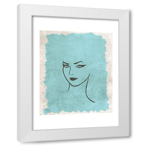 Beauty Queen 2 White Modern Wood Framed Art Print by Phillip, Jamie