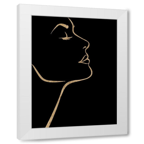 Hey Girl White Modern Wood Framed Art Print by Phillip, Jamie