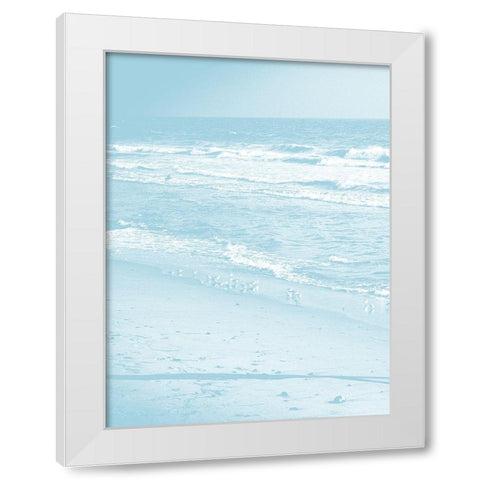 Mello Sea White Modern Wood Framed Art Print by Phillip, Jamie