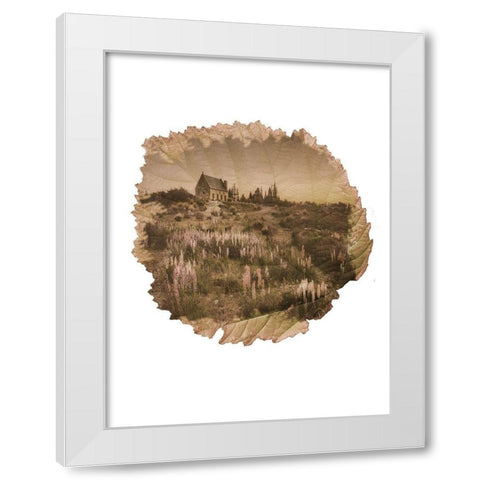 Cottage Leaf White Modern Wood Framed Art Print by Phillip, Jamie