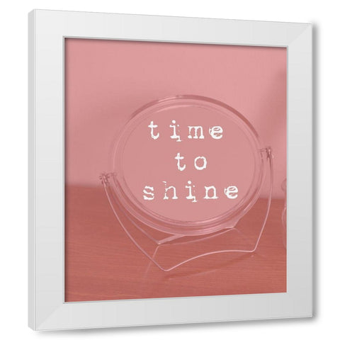 Shine White Modern Wood Framed Art Print by Phillip, Jamie