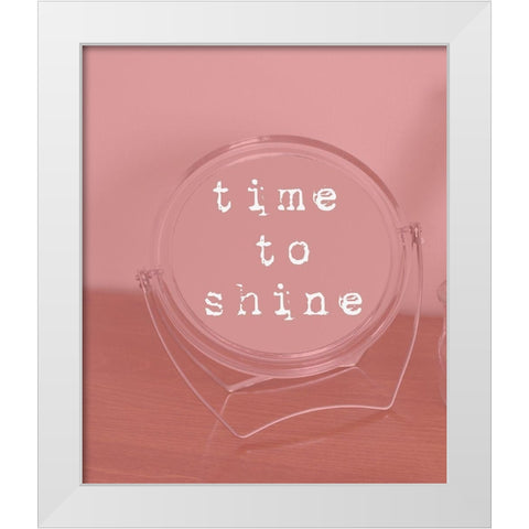 Shine White Modern Wood Framed Art Print by Phillip, Jamie