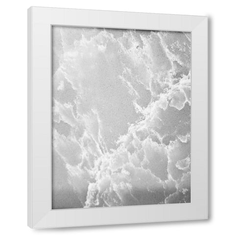 Lightning Tile White Modern Wood Framed Art Print by Phillip, Jamie