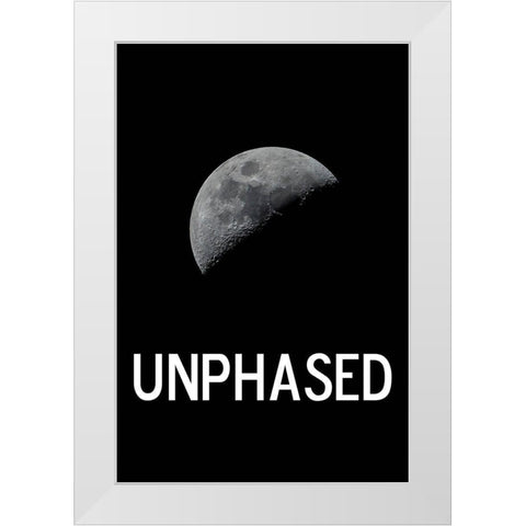 Unphased White Modern Wood Framed Art Print by Phillip, Jamie
