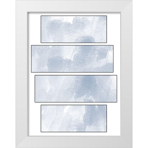 Abstract Box 2 White Modern Wood Framed Art Print by Phillip, Jamie
