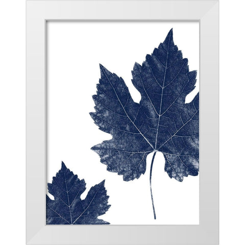 True Blue 2 White Modern Wood Framed Art Print by Phillip, Jamie