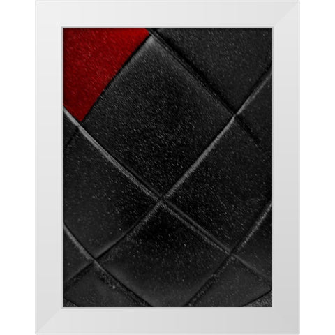 Red Pop White Modern Wood Framed Art Print by Phillip, Jamie