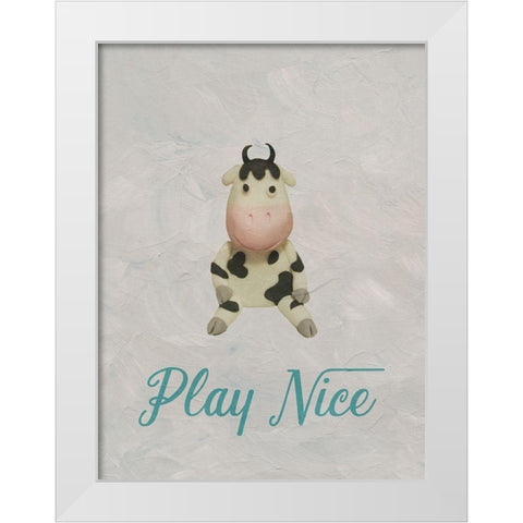Baby Room White Modern Wood Framed Art Print by Phillip, Jamie