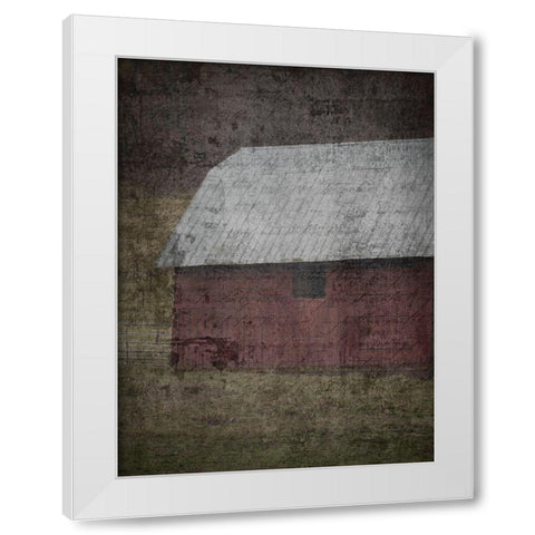 My Farm White Modern Wood Framed Art Print by Phillip, Jamie