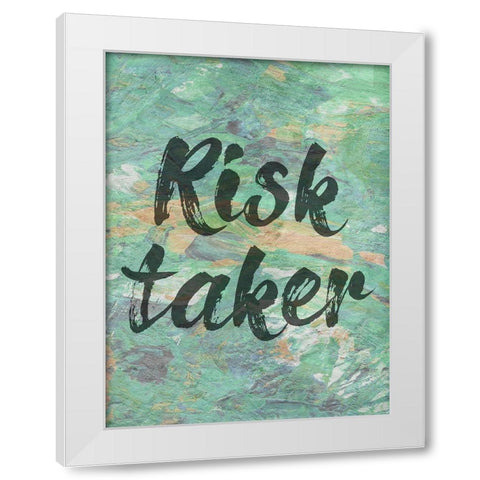 Confident White Modern Wood Framed Art Print by Phillip, Jamie