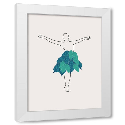 Fashion White Modern Wood Framed Art Print by Phillip, Jamie