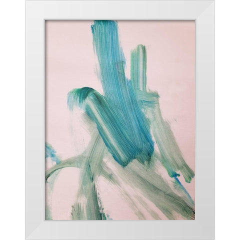 Studio J 4 White Modern Wood Framed Art Print by Phillip, Jamie